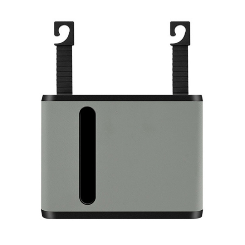 Car Seat Back Hanging Tissue Storage Box(Grey) Car Seat Back Hanging Tissue Storage Box(Grey)