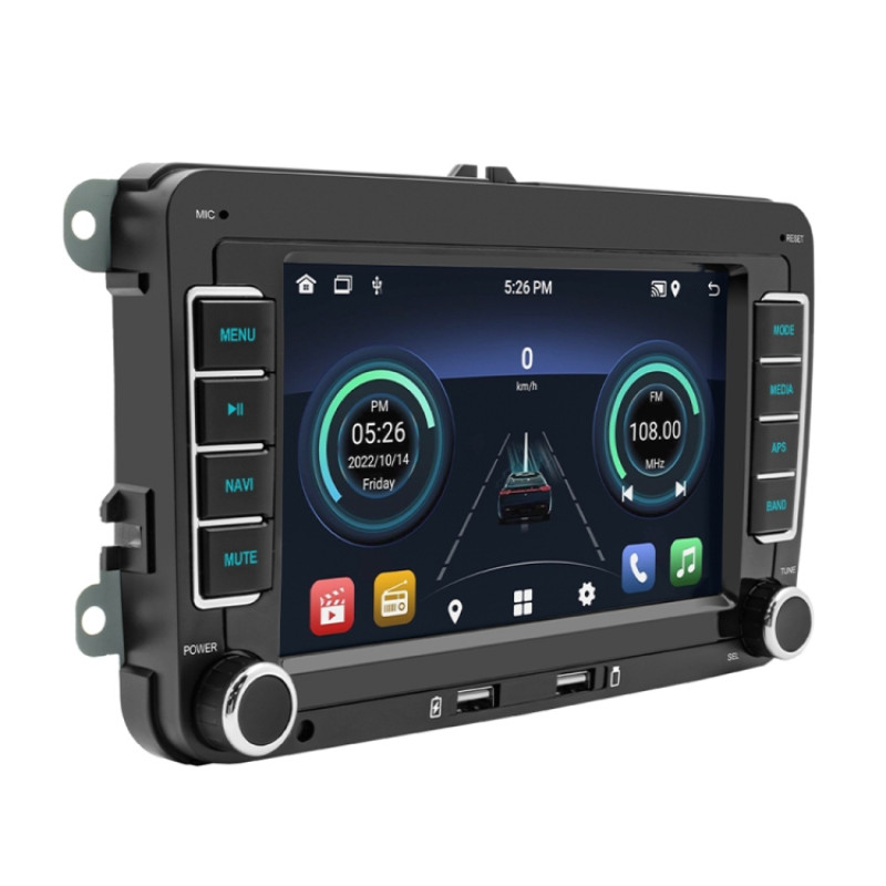 S9070 For Volkswagen 7 inch Portable Car MP5 Player Support CarPlay / Android Auto, Specification:2GB+32GB(Black)