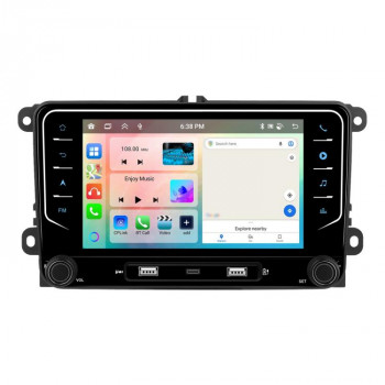 Volkswagen Android 15 7 inch Wireless CarPlay Car Player Central Control Navigation Machine, Specification:Standard