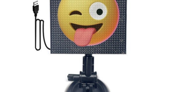 LED Dynamic Emoticon Car Bluetooth Display Screen 5V USB Interface