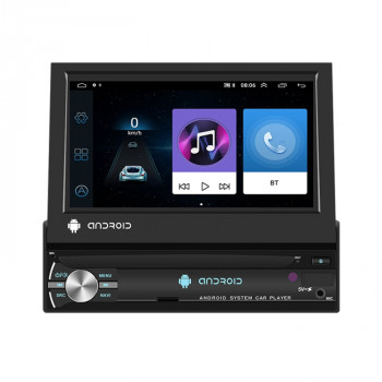 1+32G 7-Inch Single Din Android 10.0 Carplay Screen With GPS Navigation/Bluetooth/Mirror Link/DVR Input, Spec: Standard Edition