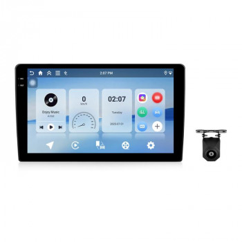 10 inch 4+128G Universal Android 15 Central Control Large Screen Car Wireless Carplay Navigation Integrated Machine(Standard+AHD Camera)