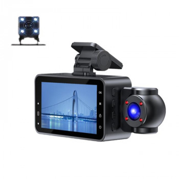 1080P HD Infrared Night Vision XWIFI Interconnected Driving Recorder Specification Threerecording