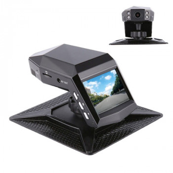 2 inch HD Single Lens 1080P No Light Night Vision Hidden Driving Recorder with Aromatherapy SD Card MemoryWithout