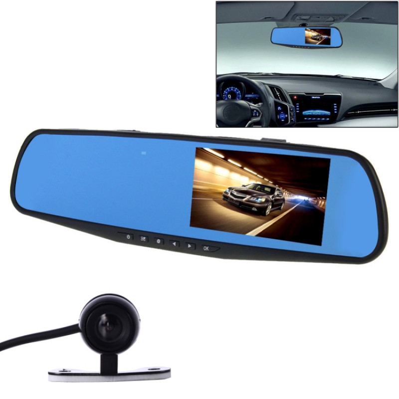 G20 HD 1080P 43 inch Screen Display Vehicle DVR with Reversing Camera Generalplus 2248 Programs 170 Degree Wide Angle Viewing Support Loop Recording Motion Detection Function G20 HD 1080P 43 inch Screen Display Vehicle DVR with Reversing Camera Generalplus 2248 Programs 170 Degree Wide Angle Viewing Support Loop Recording Motion Detection Function