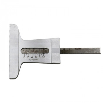 050mm Stainless Steel Tire Tread Vernier Depth Gauge