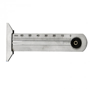 060mm Stainless Steel Tire Tread Vernier Depth Gauge