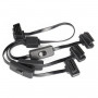 16PIN Car Ultrathin OBD Diagnostic Extended Cable OBD2 Cable with Switch
