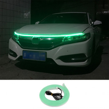 1 2m Car Daytime Running Super Bright Decorative LED Atmosphere Light Green Light