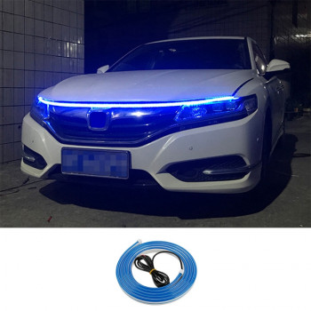 1 5m Car Daytime Running Super Bright Decorative LED Atmosphere Light Blue Light