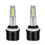 1 Pair 880 DC 12V 24V 12W 1800LM Car LED Fog Light Yellow Light