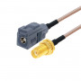 20cm Antenna Extension RG316 Coaxial Cable(SMA Female to Fakra A Female)