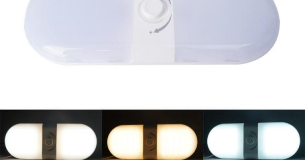 Dimma Color 12 24V RV Light 180 LEDs 3 Color Temperature Dimmable Roof Light FC02