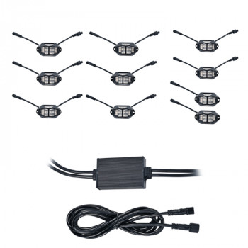 10 in 1 Car Chassis Light RGB Colorful Atmosphere Light