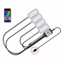 Eight Color LED Voice Control Car Music Rhythm Atmosphere Light Specification 5V USB APP