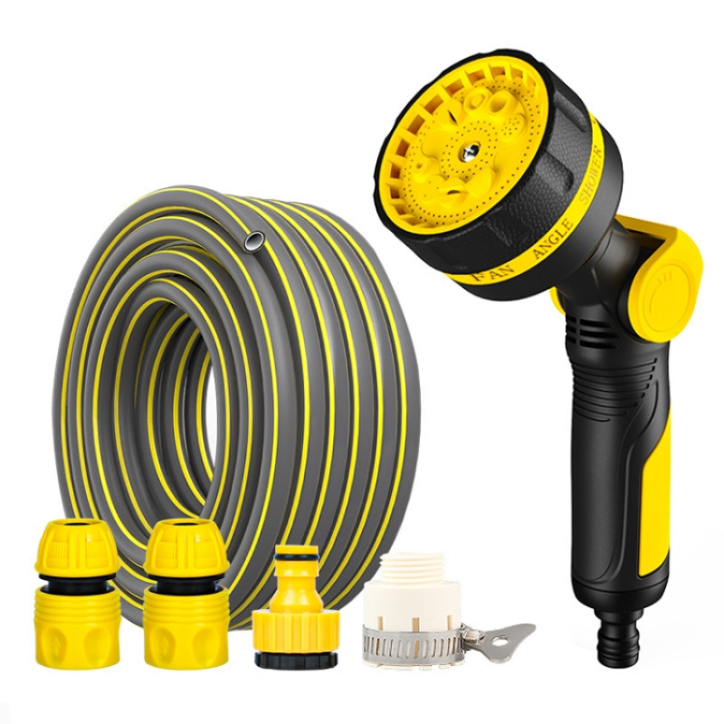 10 Functional Watering Sprinkler Head Household Water Pipe, Style: D6+4 Connector+15m 4-point Tube 10 Functional Watering Sprinkler Head Household Water Pipe, Style: D6+4 Connector+15m 4-point Tube
