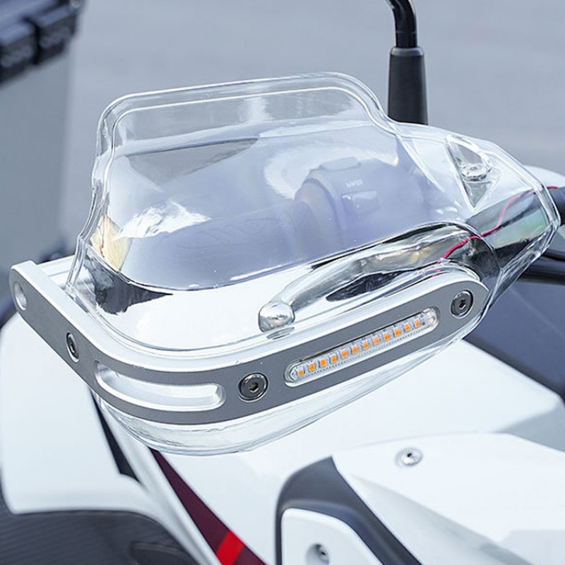 1 Pair BSDDP RH-B05070 Motorcycle Handle Windshield, Style: Transparent With Light 1 Pair BSDDP RH-B05070 Motorcycle Handle Windshield, Style: Transparent With Light