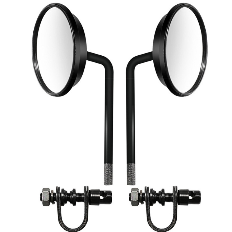 1 Pair HP-J007 Motorcycle Modified Caliper Rearview Mirror(Black) 1 Pair HP-J007 Motorcycle Modified Caliper Rearview Mirror(Black)