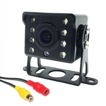 12-36V Truck HD Night Vision Backup Reverse Camera CVBS RCA Female Connector