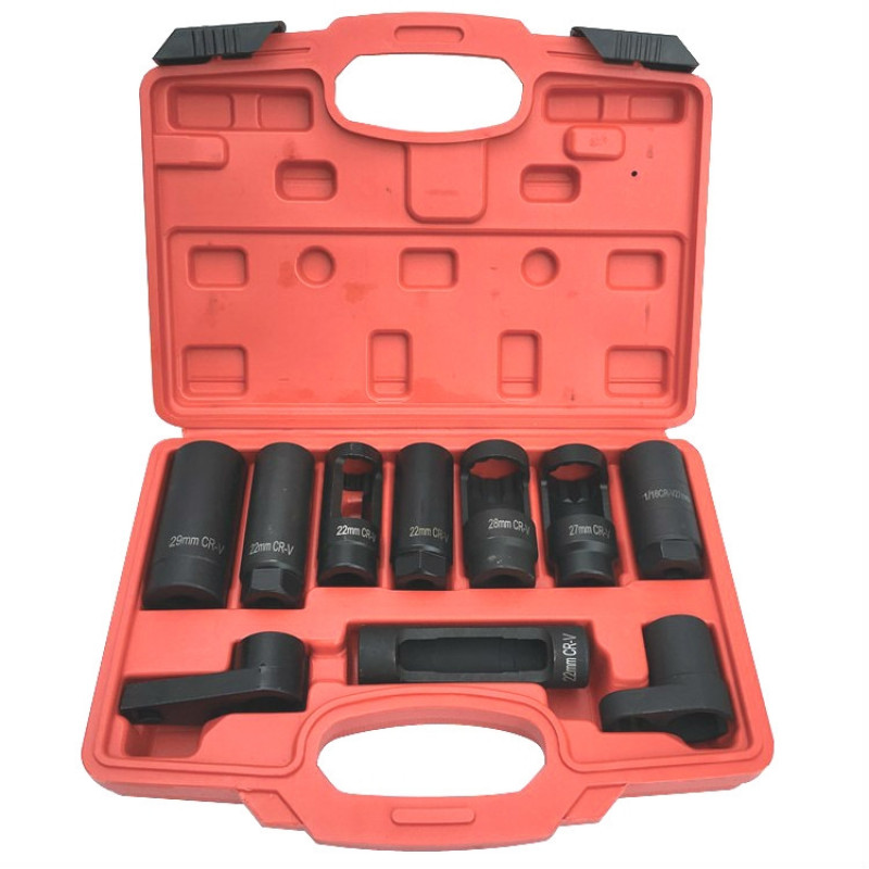 10 In 1 Oxygen Sensor Sleeve Removal Tool Wrench Set 10 In 1 Oxygen Sensor Sleeve Removal Tool Wrench Set