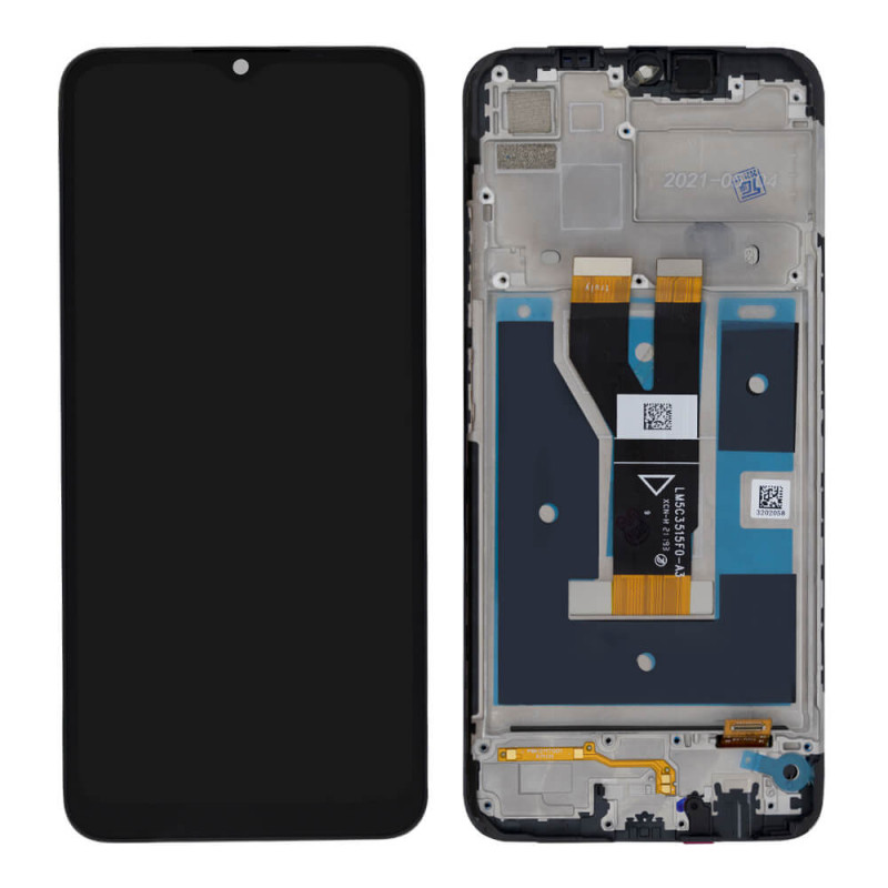 Original Realme Narzo 50i Display and Touch Screen Glass Combo With Frame RMX3235