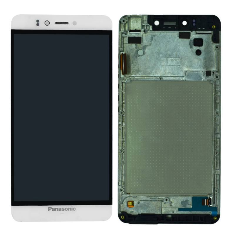 Original Panasonic P55 Novo 4G Display and Touch Screen Glass Combo With Frame