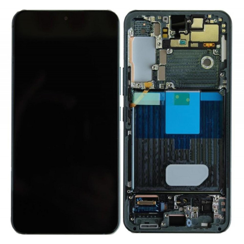 Buy Now LCD with Touch Screen for Samsung Galaxy S22 5G - Green display glass combo folder