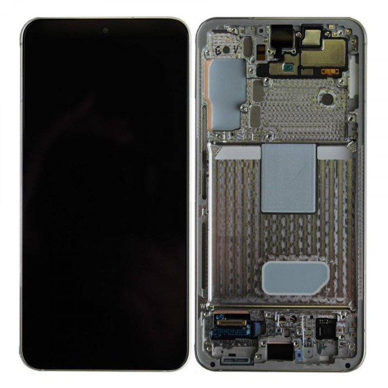 Buy Now LCD with Touch Screen for Samsung Galaxy S22 5G - White display glass combo folder