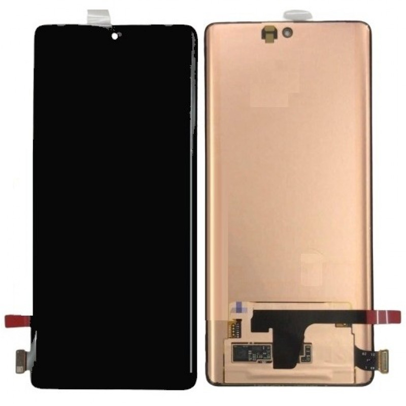LCD With Touch Screen For Vivo V29 Pro - Black Display Glass Combo Folder