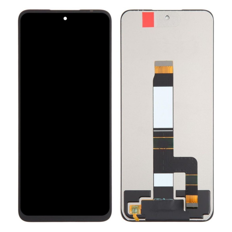 LCD With Touch Screen For Xiaomi Redmi 12 5G - Blue Display Glass Combo Folder