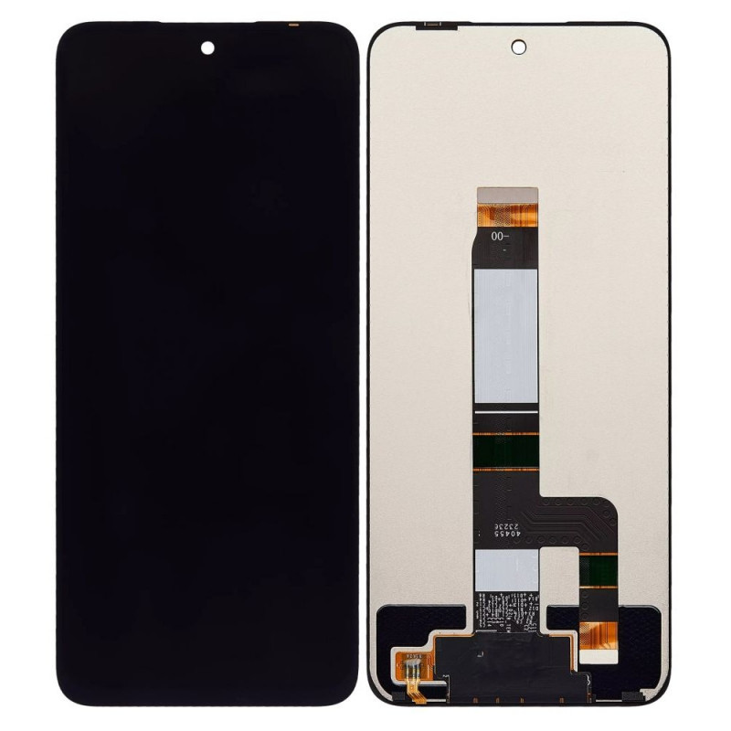 LCD With Touch Screen For Xiaomi Redmi 12 - Black Display Glass Combo Folder