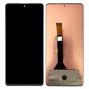 LCD With Touch Screen For Infinix GT 10 Pro - Black Display Glass Combo Folder