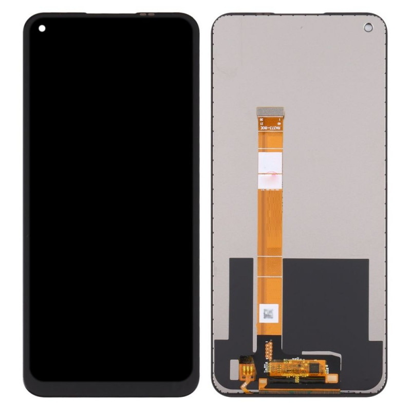 LCD With Touch Screen For Oppo A11s - Black Display Glass Combo Folder