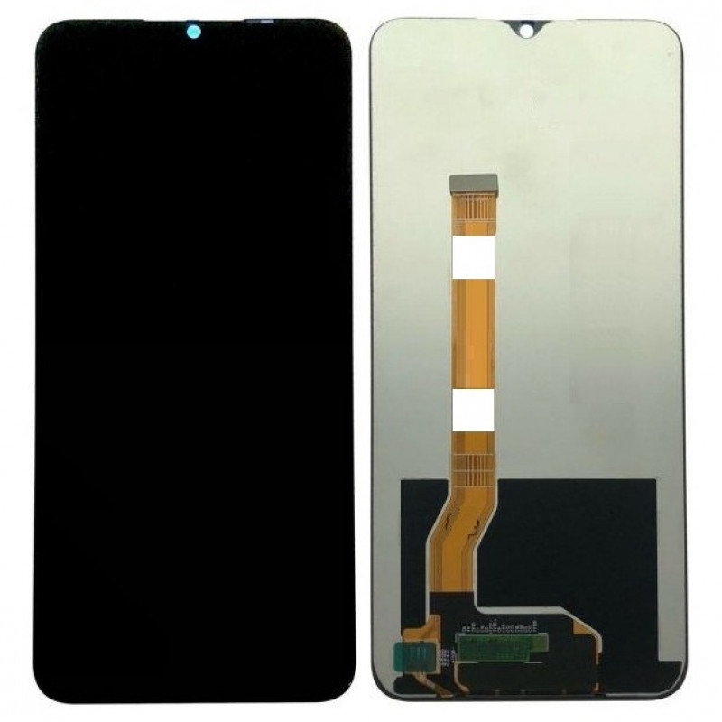 LCD With Touch Screen For Oppo A38 - Black Display Glass Combo Folder