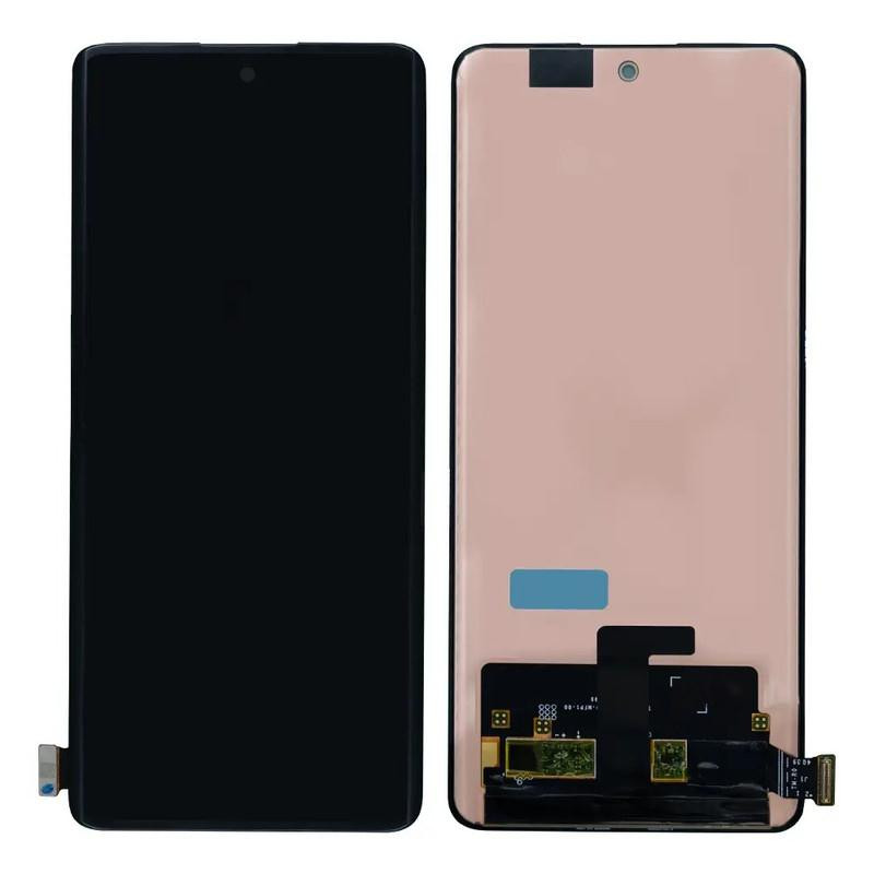 LCD With Touch Screen For Realme Narzo 60 Pro 5G - Black Display Glass Combo Folder