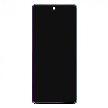 LCD with Touch Screen for Motorola Edge 50 Fusion - Black Display Glass Combo Folder