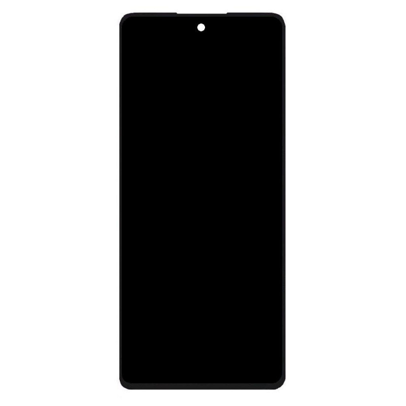 LCD with Touch Screen For HMD Crest Max 5G - Black Display Glass Combo Folder