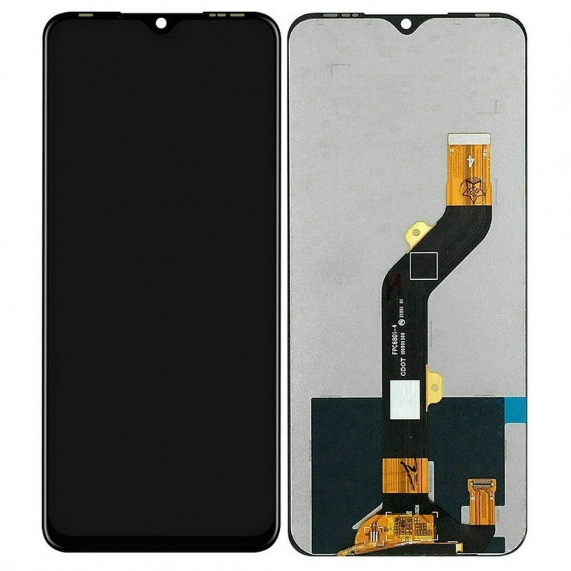 LCD with Touch Screen for Itel A50 Green