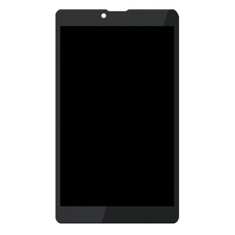 LCD With Touch Screen For Lava Ivory T71N - Black Display Glass Combo Folder