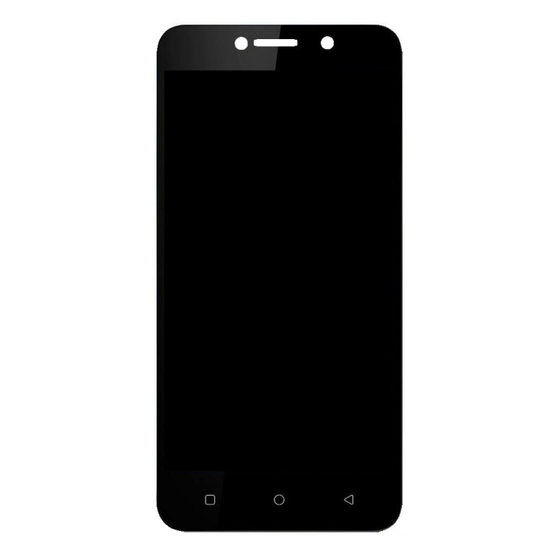 LCD With Touch Screen For Lava Z21 - Black Display Glass Combo Folder