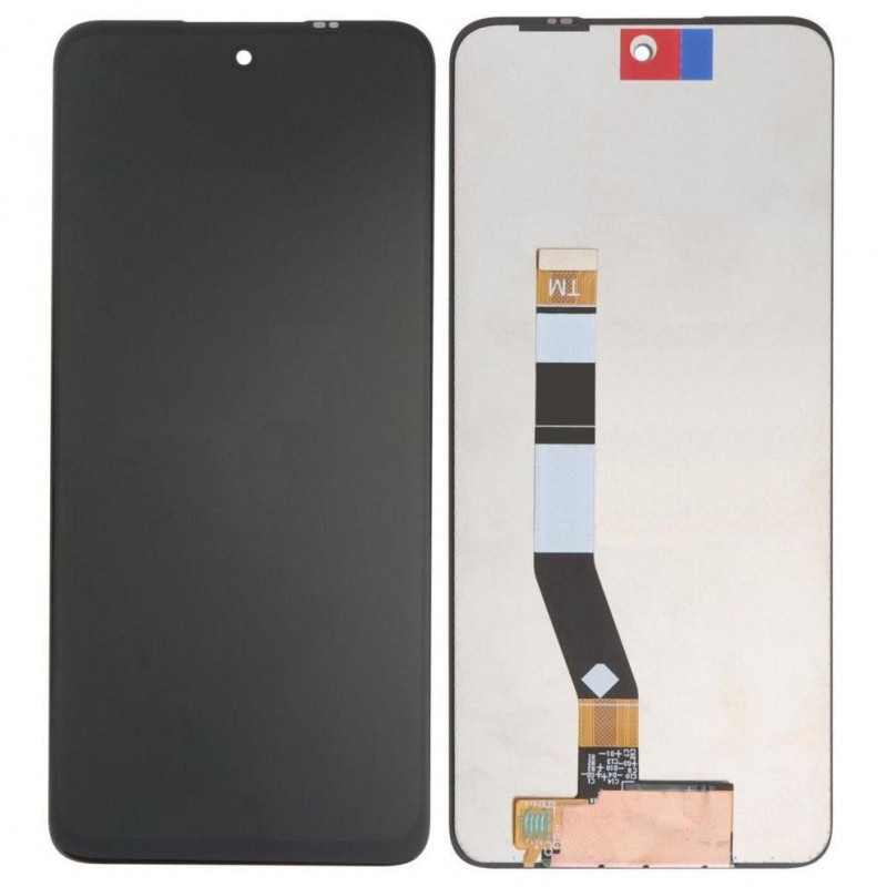 LCD With Touch Screen For Motorola Moto G73 - Black Display Glass Combo Folder