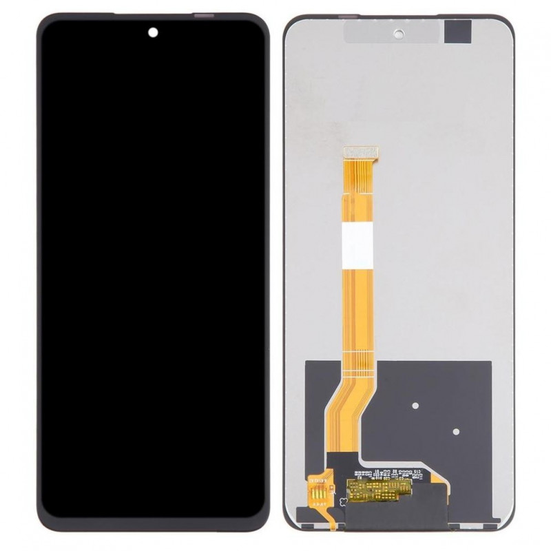 LCD With Touch Screen For Realme C55 - Black Display Glass Combo Folder