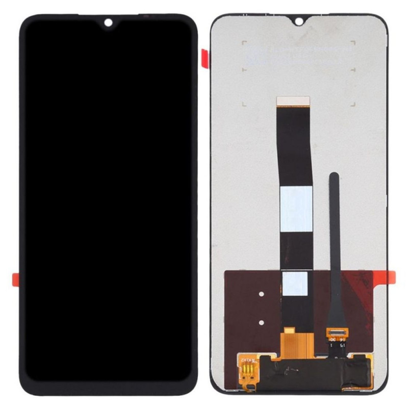 LCD With Touch Screen For Xiaomi Poco C50 - Black Display Glass Combo Folder