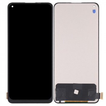 LCD With Touch Screen For Oppo Reno6 - Black Display Glass Combo Folder