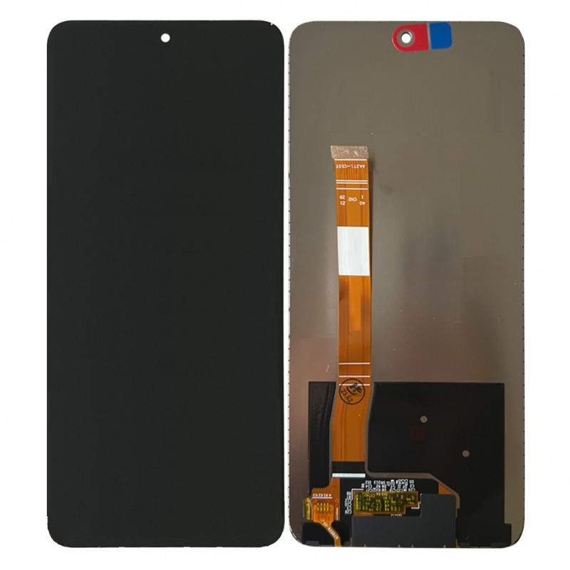 LCD With Touch Screen For Realme 10 Pro - Black Display Glass Combo Folder