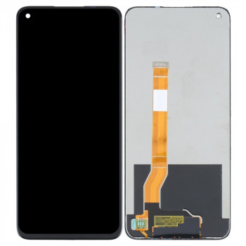 LCD With Touch Screen For Oppo K10 - Black Display Glass Combo Folder