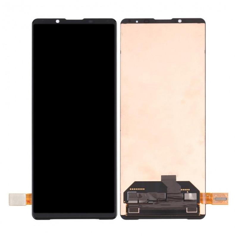 LCD With Touch Screen For Sony Xperia 1 III - White Display Glass Combo Folder