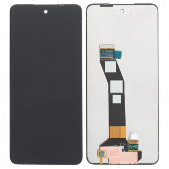 LCD with Touch Screen For Motorola Moto G24 Power - Black Display Glass Combo Folder
