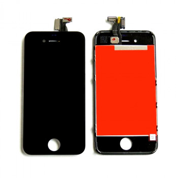Buy Now LCD With Touch Screen For Apple Iphone 4 Cdma - Black Display Glass Combo Folder