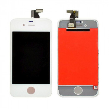 Buy Now LCD With Touch Screen For Apple Iphone 4S 32Gb - White Display Glass Combo Folder